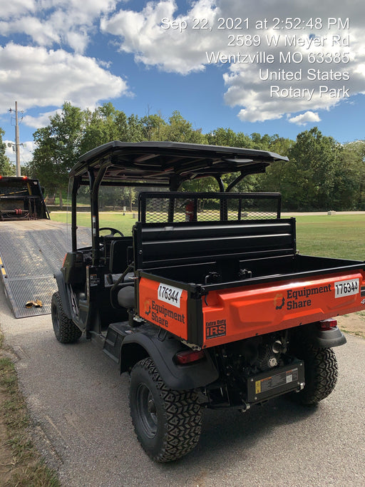 2022 Kubota RTV-X1140W-H Plastic Canopy, Windshield Acrylic Clear, LED Strobe Light, Wire Harness Kit, Back up Alarm