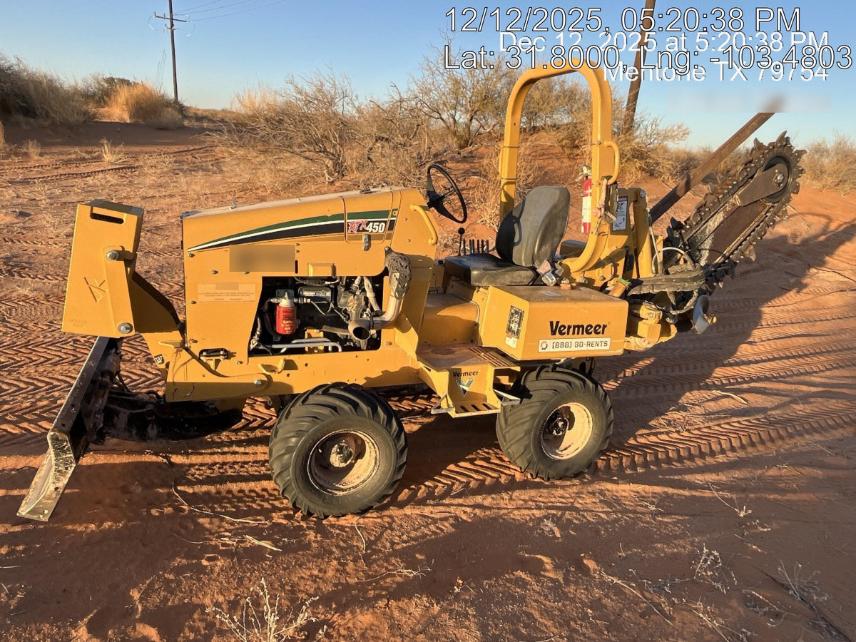 2019 VERMEER RTX450