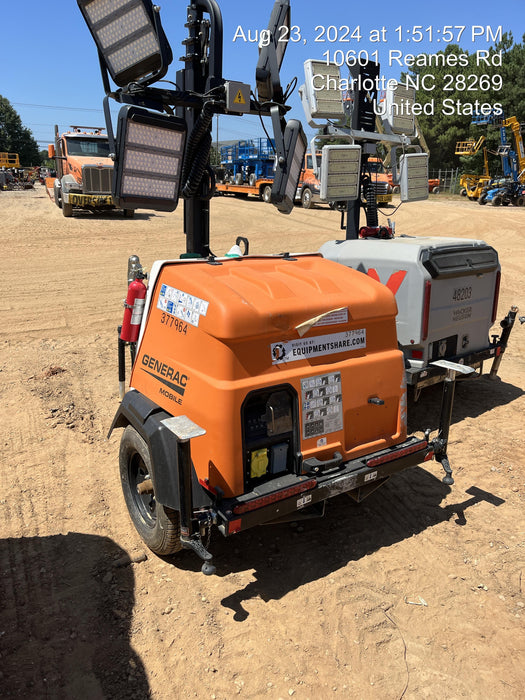 2023 Generac MLT2 Diesel, Flex Switch 120V Input, Powerzone Controller, 
(4) 320W LED Lights, 4kW Generator, 39.9 Gal Fuel Tank, 2" Ball, T3