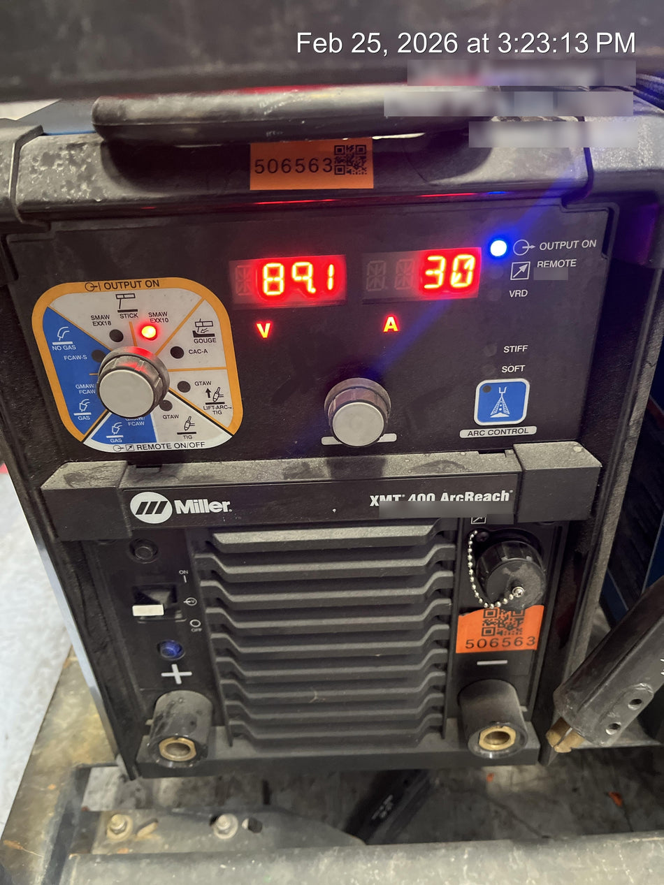 2025 MILLER ELECTRIC XMT 400