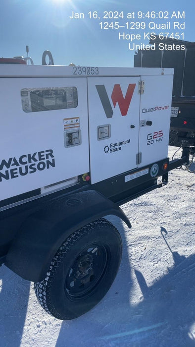 2022 WACKER NEUSON G25