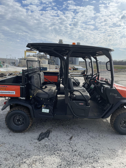 2022 Kubota RTV-X1140W-H Plastic Canopy, Windshield Acrylic Clear, LED Strobe Light, Wire Harness Kit, Back up Alarm