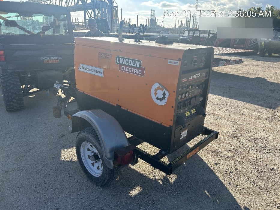 2022 Lincoln Electric LE400 Kubota V1505, Trlr, Cable Rack, Light Kit, ES Decals, T3