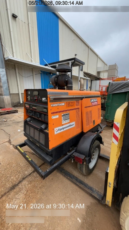 2021 Lincoln Electric Vantage 549X Ready Pak 3, ORANGE (includes trailer, cable rack, fender light kit)