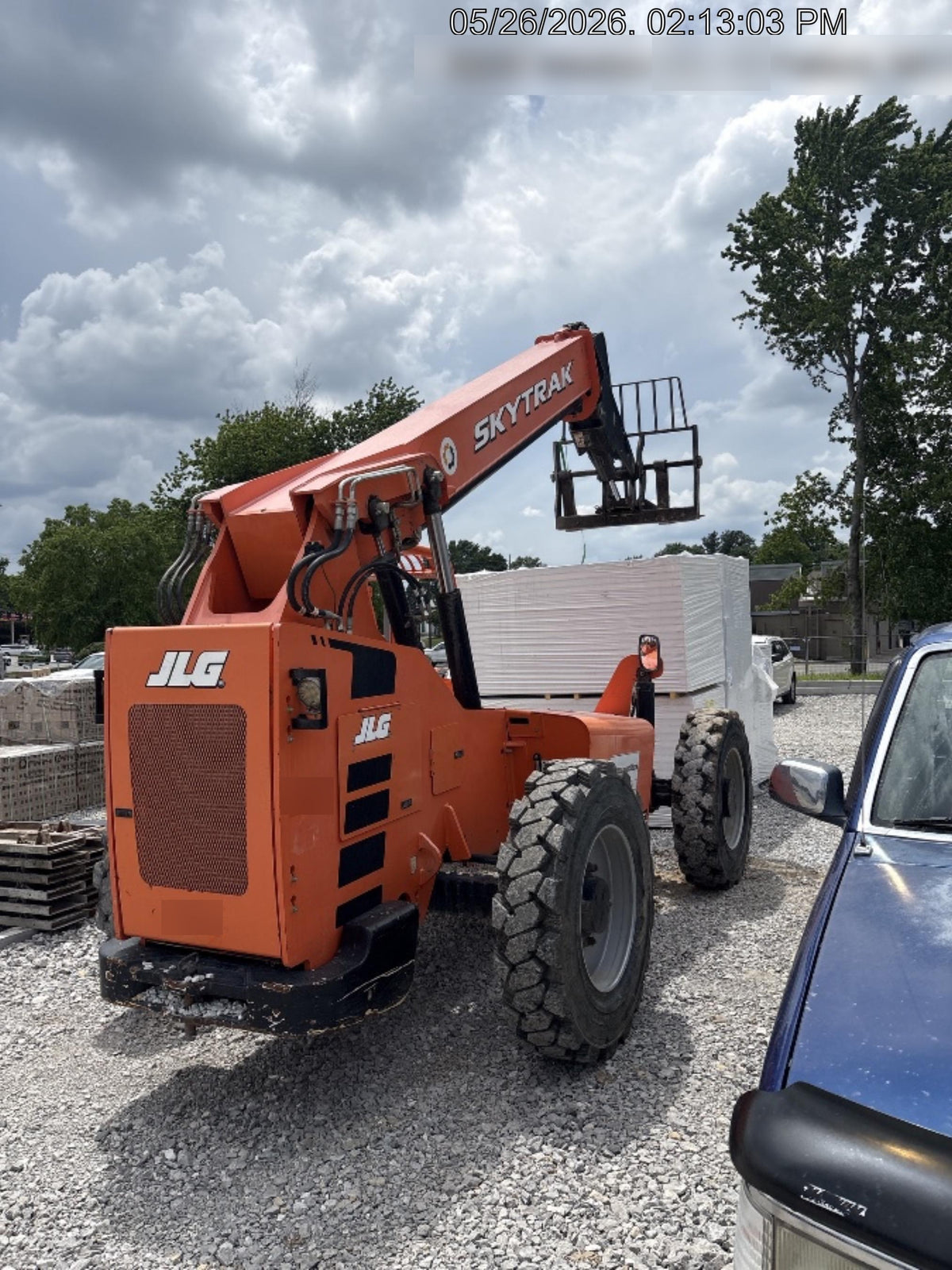 2019 Skytrak 6036 Canopy, Solid Tires, LED Work Lights, Beacon 50" Carriage, 48" Pallet Forks
