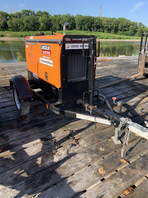 2021 Lincoln Electric Vantage 322 Vantage 322 Ready Pak 3 w/ Decals, ORANGE (includes trailer, cable rack, fender light kit) NO Telematics