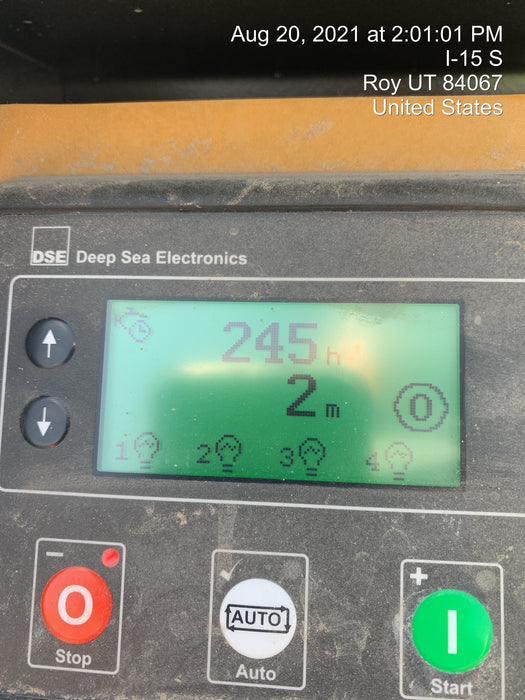 2021 Allmand NLV3GR (4) LED Light Fixture 350W, 23' Vertical Mast, 3kW Prime, Towable, Deep Sea L401, Leveling Jacks, Yanmar T4F 5.8hp