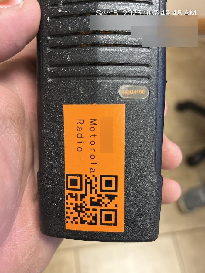 2020 MOTOROLA RDU4100