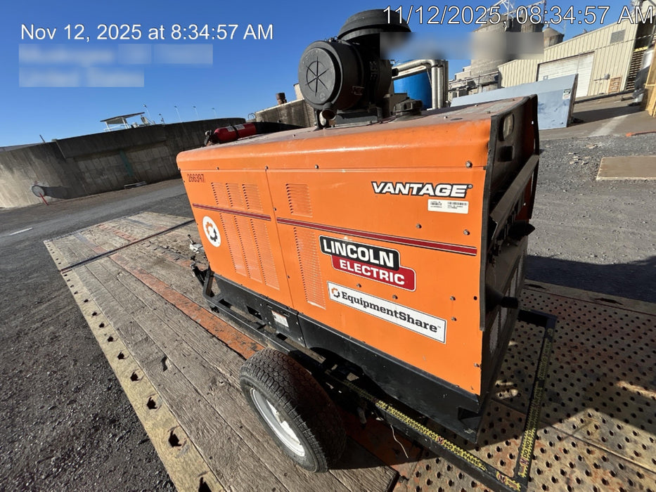 2022 Lincoln Electric Vantage 549X Crosslink Technology, Trailer Mounted, ES Decals, T3