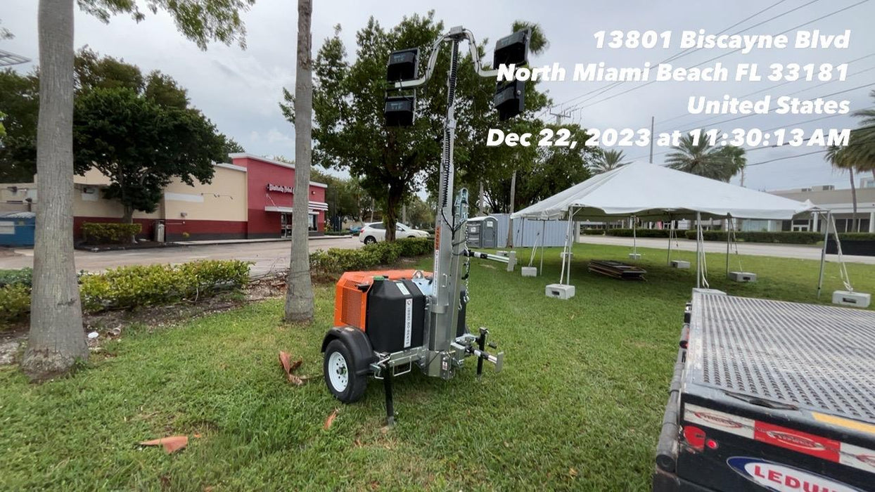 2023 Wanco WLTT-4MM4K Diesel, Deep Sea Controller, Shore Power Plug, Auto Start, (4) 350W LED Floodlights, 4kW Generator, 60 Gal Fuel Tank, 2" Ball, T3