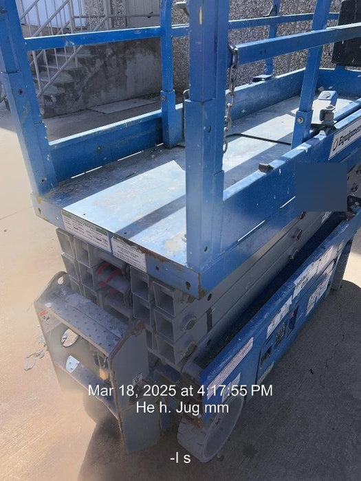 2019 Genie GS-1930 Fixed Rails with Chain Entry