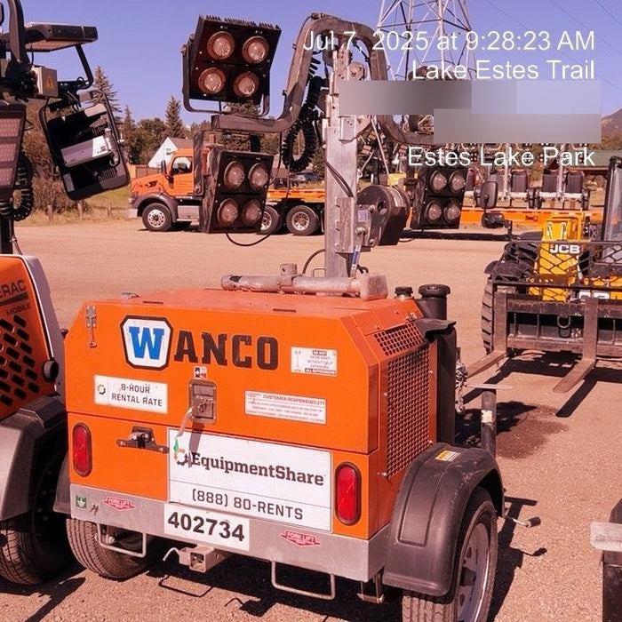 2024 Wanco WLTT-4MM4K Diesel, Deep Sea Controller, Shore Power Plug, Auto Start, (4) 350W LED Floodlights, 4kW Generator, 60 Gal Fuel Tank, 2" Ball, T3