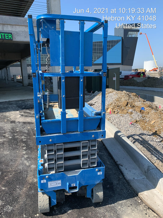 2020 Genie GS-1930 Solid Non Marking Tires, Beacon, Folding rails with half height swing gate