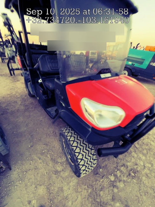 2022 Kubota RTV-X1140W-H Plastic Canopy, Windshield Acrylic Clear, LED Strobe Light, Wire Harness Kit, Back up Alarm