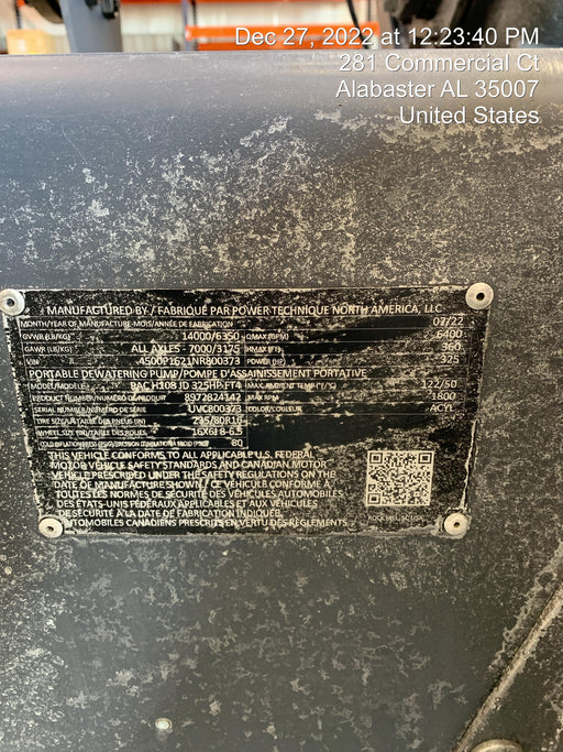 2022 ATLAS COPCO PAC H108 JD