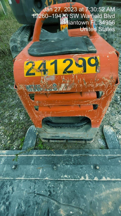 2022 Multiquip MVH158 Honda GX200, 17" Plate, Gas