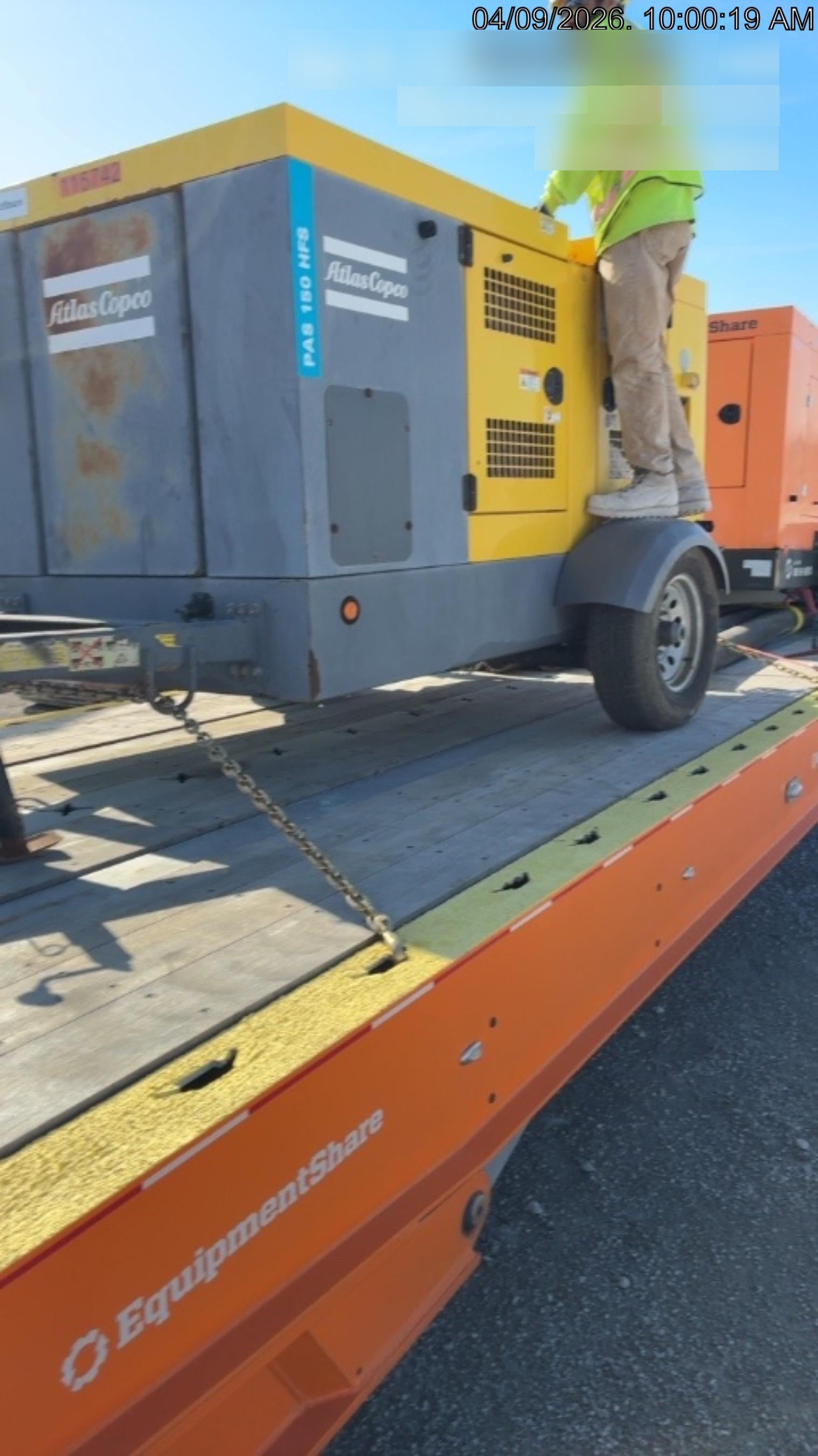 2020 ATLAS COPCO PAS 150 HF CS Enclosed