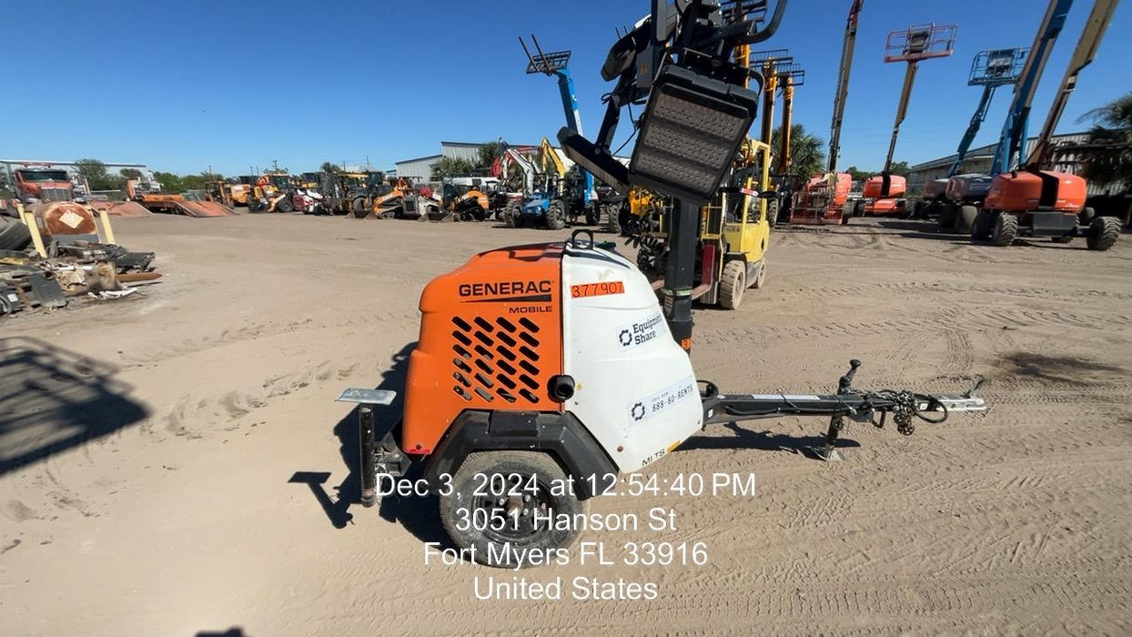 2023 Generac MLT2 Diesel, Flex Switch 120V Input, Powerzone Controller, 
(4) 320W LED Lights, 4kW Generator, 39.9 Gal Fuel Tank, 2" Ball, T3