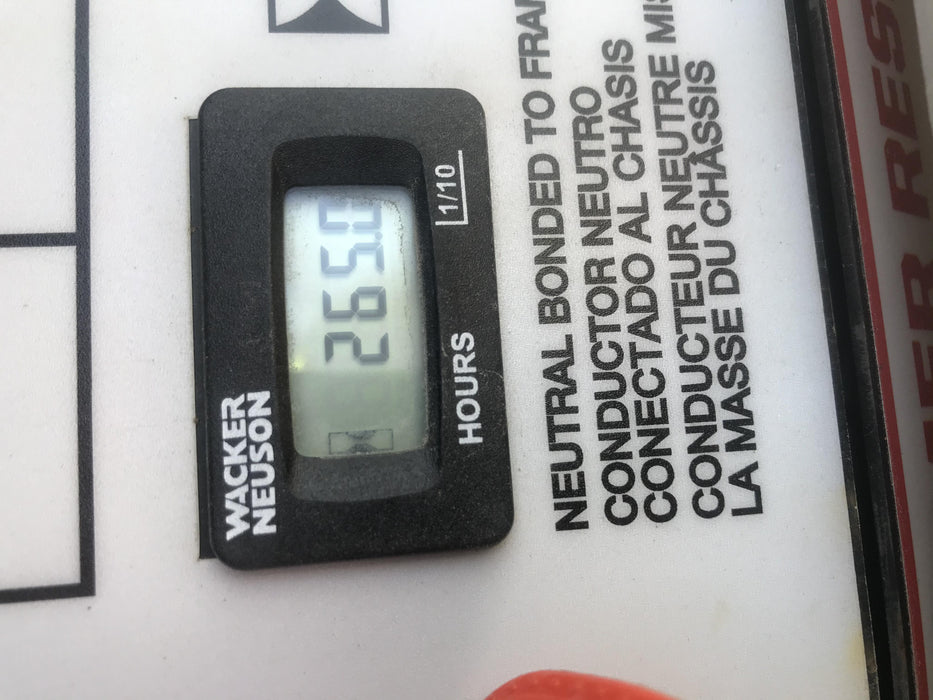 2019 Wacker Neuson LTV6L-MH Mobile Light Tower w/Fuel Level Sensor Installed