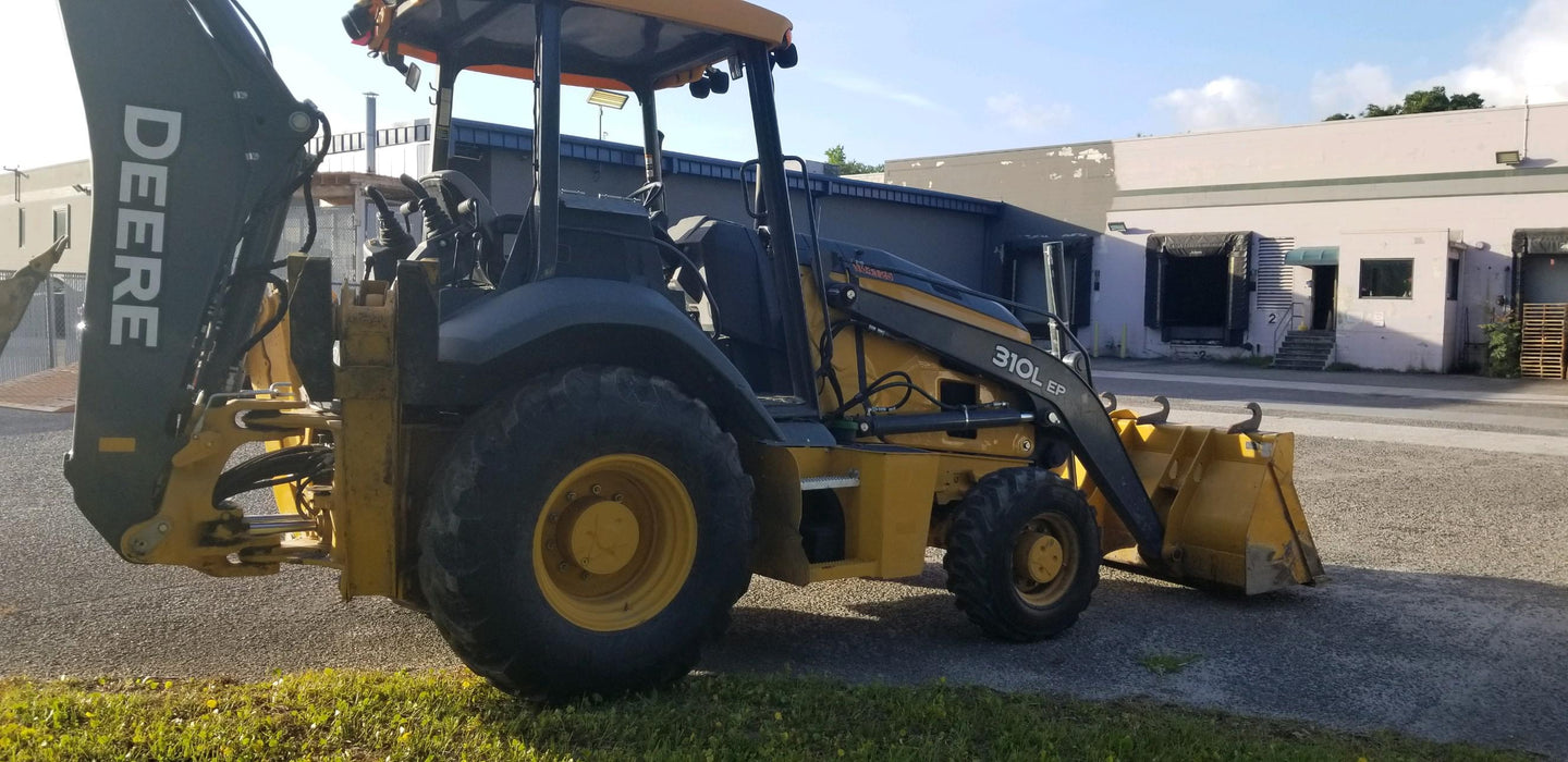 2020 John Deere 310LEP Canopy, 4WD, Standard Stick, Pilot Controls, 2 Way Hydraulics, TAG Manual QC