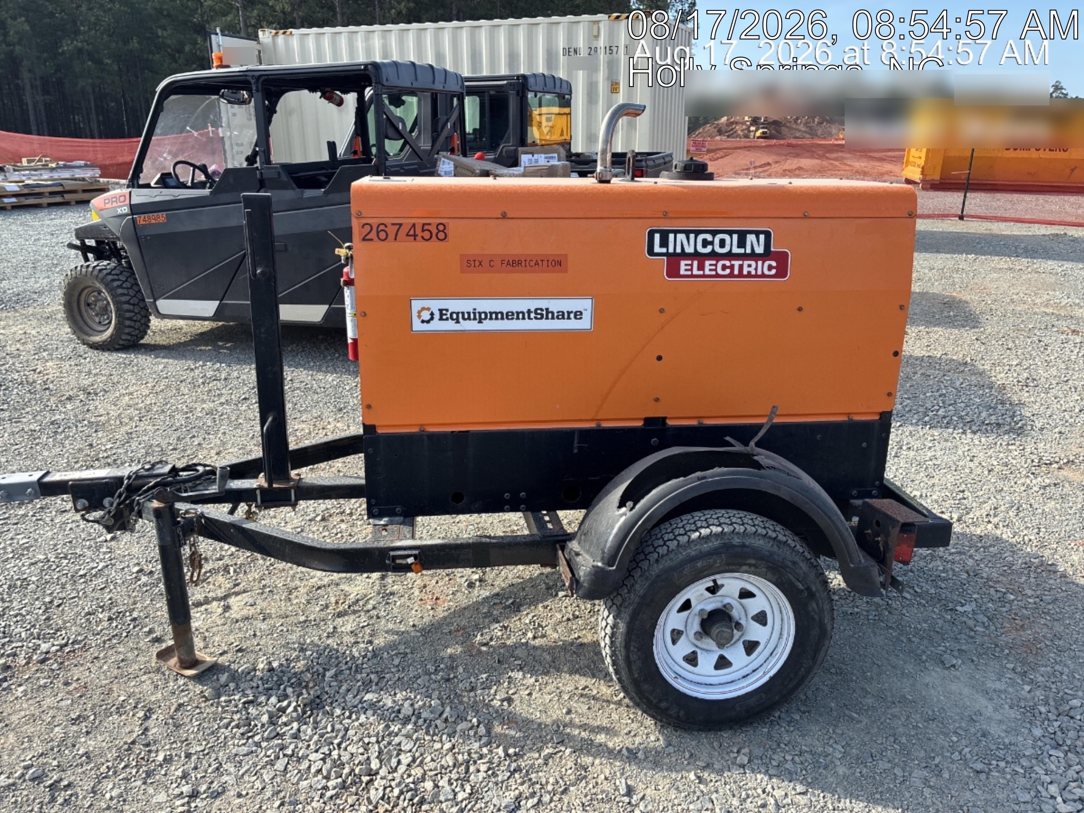 2022 Lincoln Electric LE400 Kubota V1505, Trlr, Cable Rack, Light Kit, ES Decals, T3