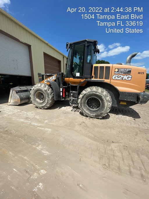 2018 Case 621G CLOSED CAB, 1 FUNCTION, JRB 416 STYLE HYD COUPLER