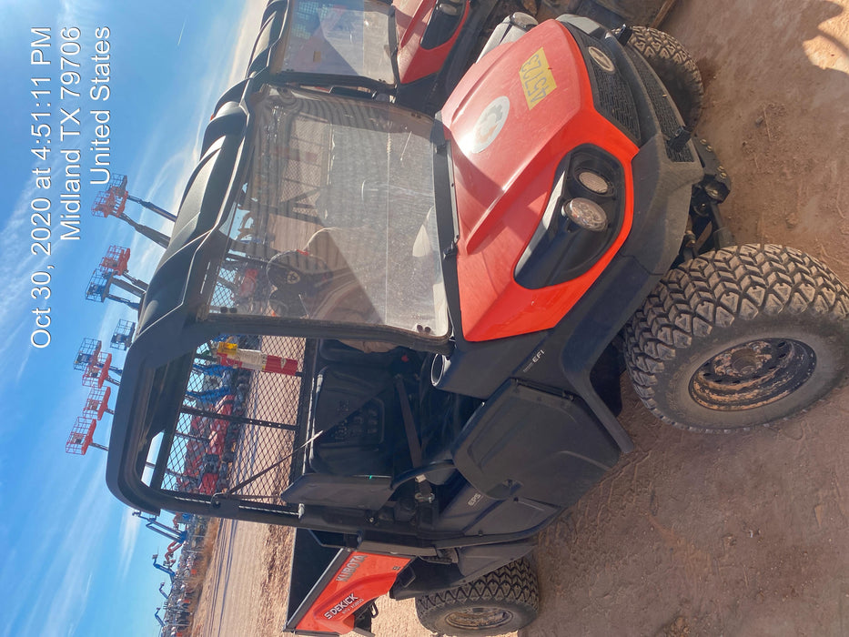 2019 Kubota RTV-XG850WL-H 4wd Utility Cart, Gas, 2 Seat, LED Strobe, Windshield Tempered Glass, Plastic Canopy, Wire Harness Kit, Backup Alarm