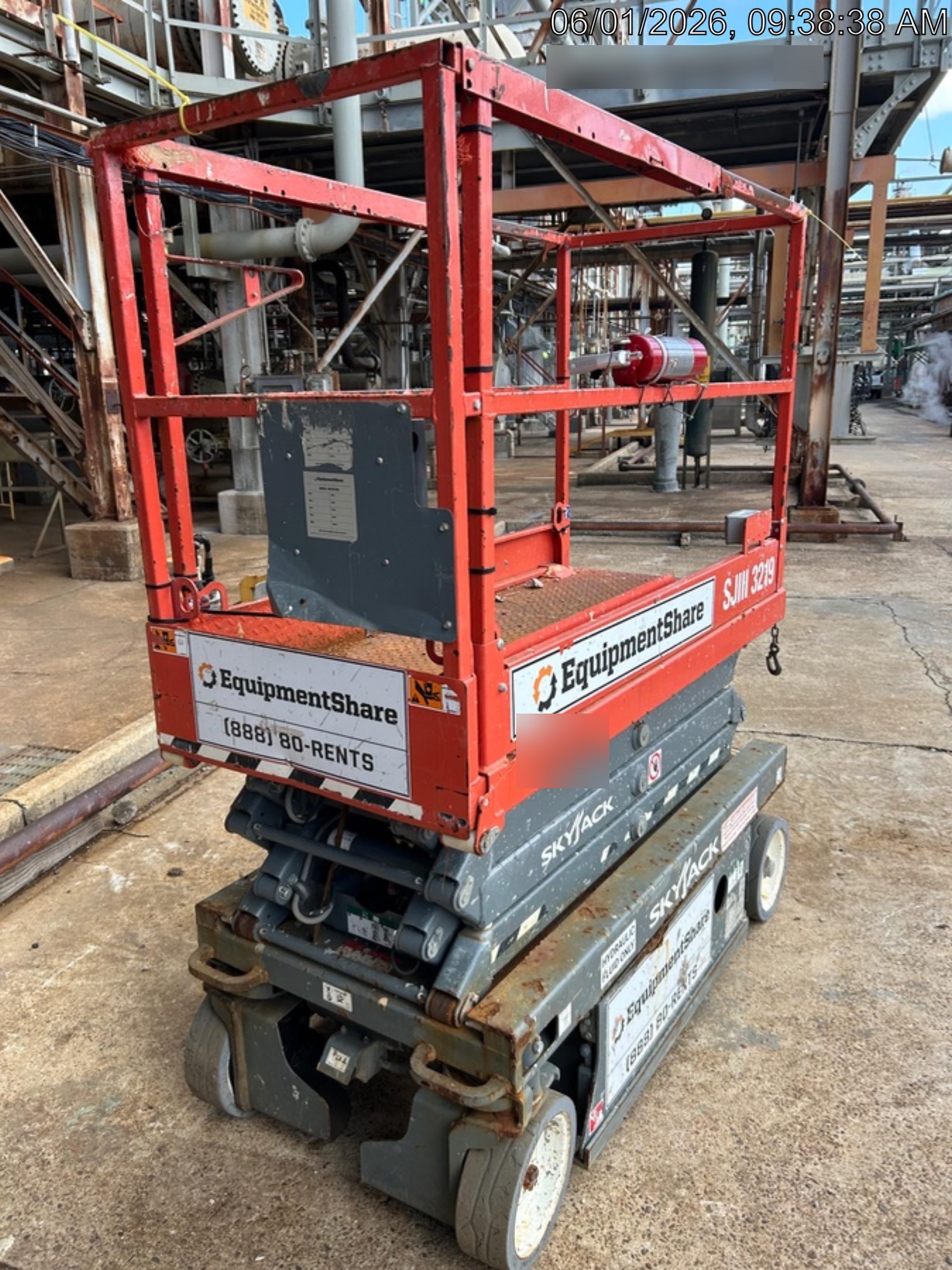 2019 Skyjack SJIII-3219 Standard Options, Trojan Batteries