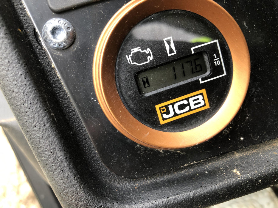 2019 JCB 510-56 Open ROPS, 74 HP, Solid Tires, Worklights, Beacon, Aux Hydraulics, Lifting Eye w/60" Carriage/60" Forks