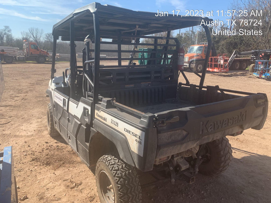 Kawasaki MULE PRO-DX Kawasaki Mule 4x4 Diesel UTV w/Hard Top, Windshield, Beacon, Backup Alarm, ES Keypad/Hardware Installed