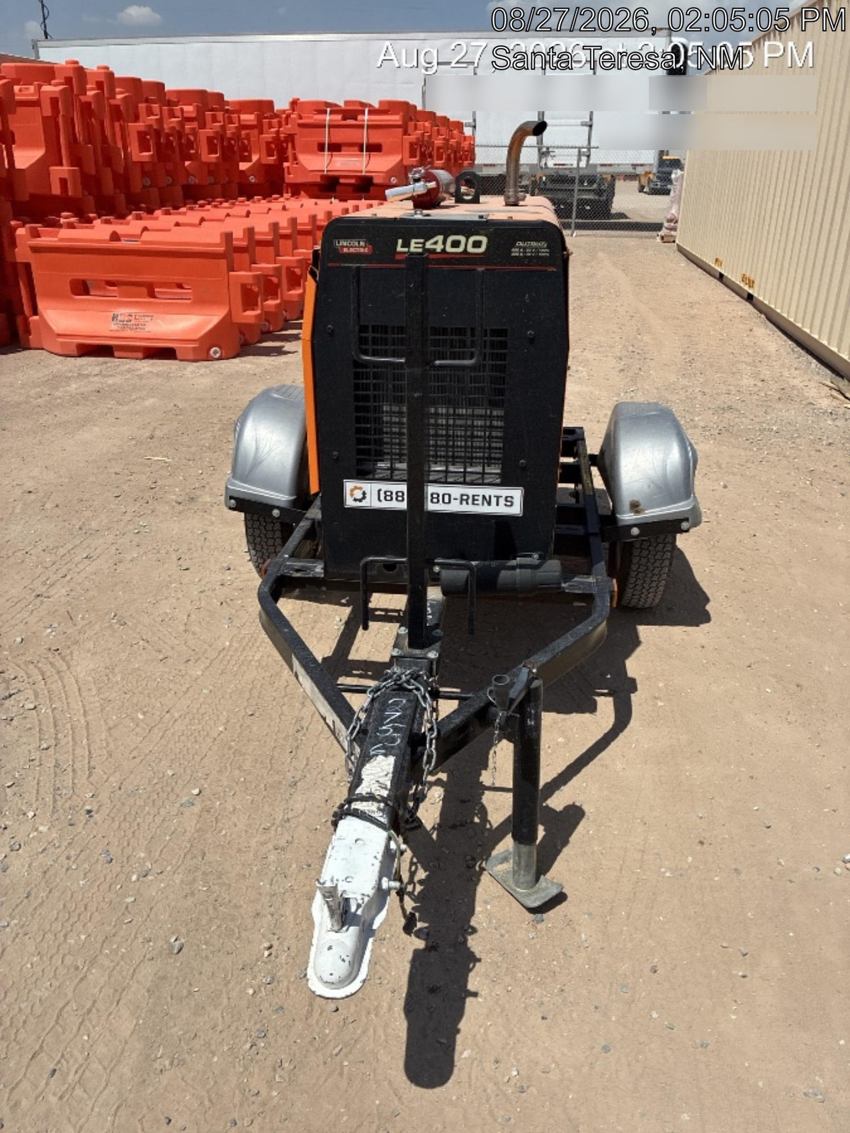 2022 Lincoln Electric LE400 Kubota V1505, Trlr, Cable Rack, Light Kit, ES Decals, T3