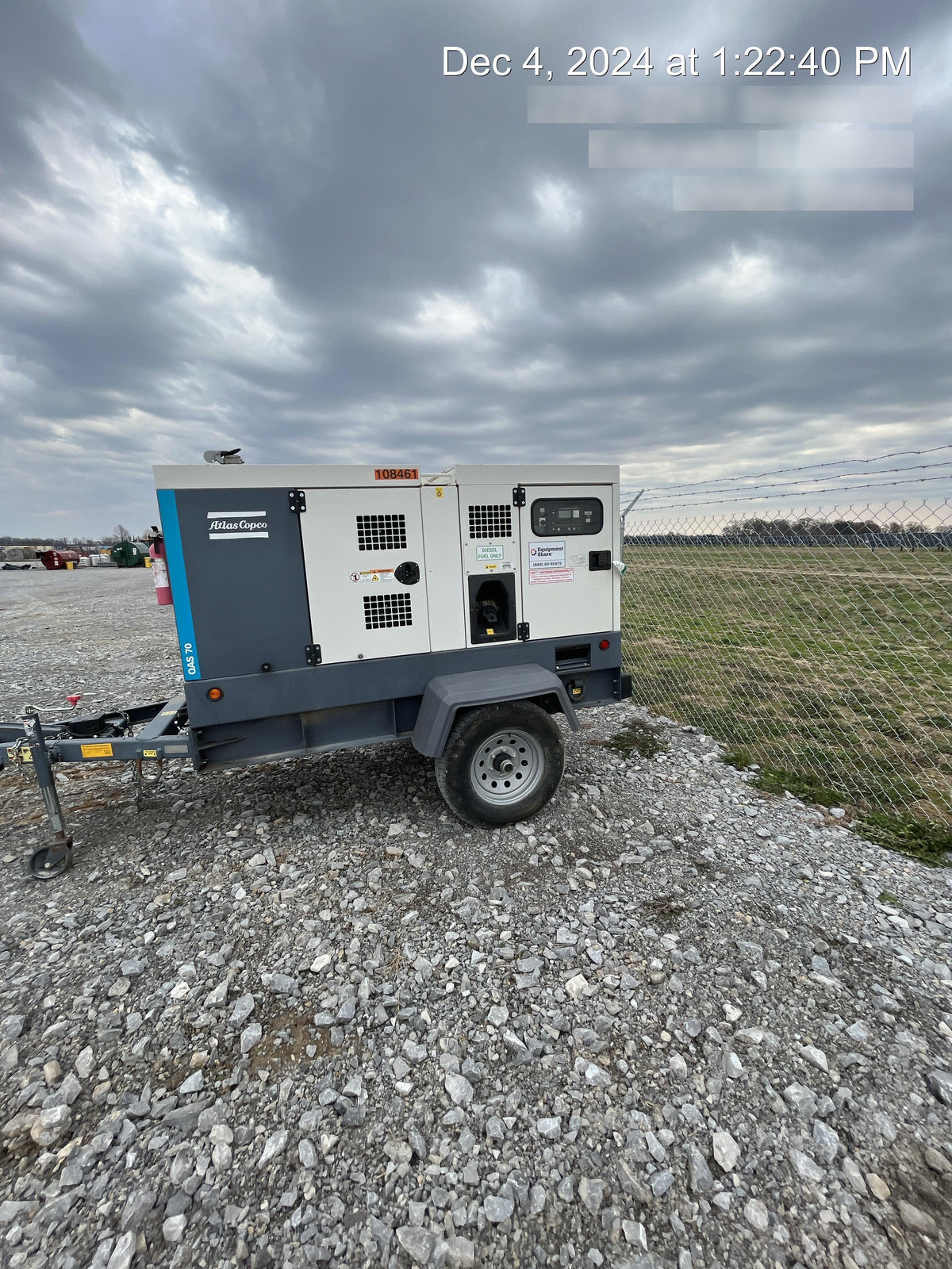 2020 ATLAS COPCO QAS 70