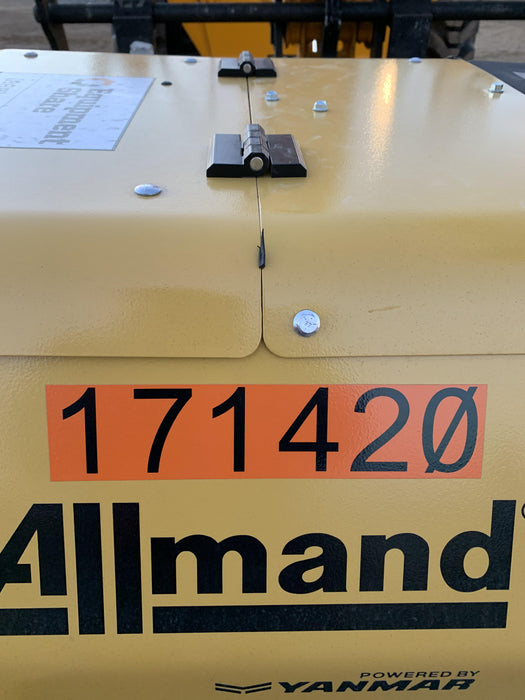 2021 Allmand NLV3GR (4) LED Light Fixture 350W, 23' Vertical Mast, 3kW Prime, Towable, Deep Sea L401, Leveling Jacks, Yanmar T4F 5.8hp