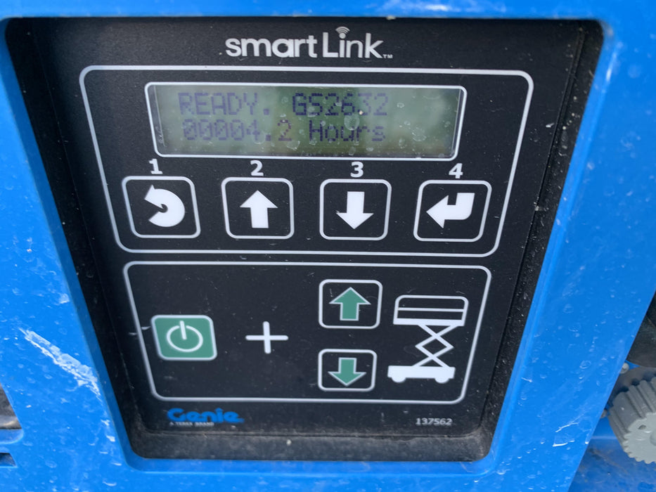 2020 Genie GS-2632 Solid NM Tires, Folding Rails with Half-Height Swing Gate, Beacon