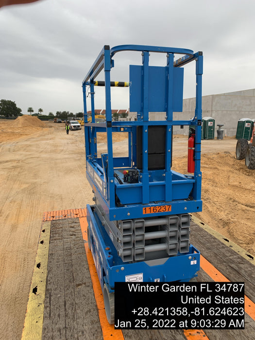 2020 Genie GS-1930 Solid Non Marking Tires, Beacon, Folding rails with half height swing gate
