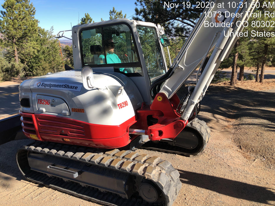 2020 Takeuchi TB290C Cab/Heat/Air, Rubber Tracks, Manual TAG QC