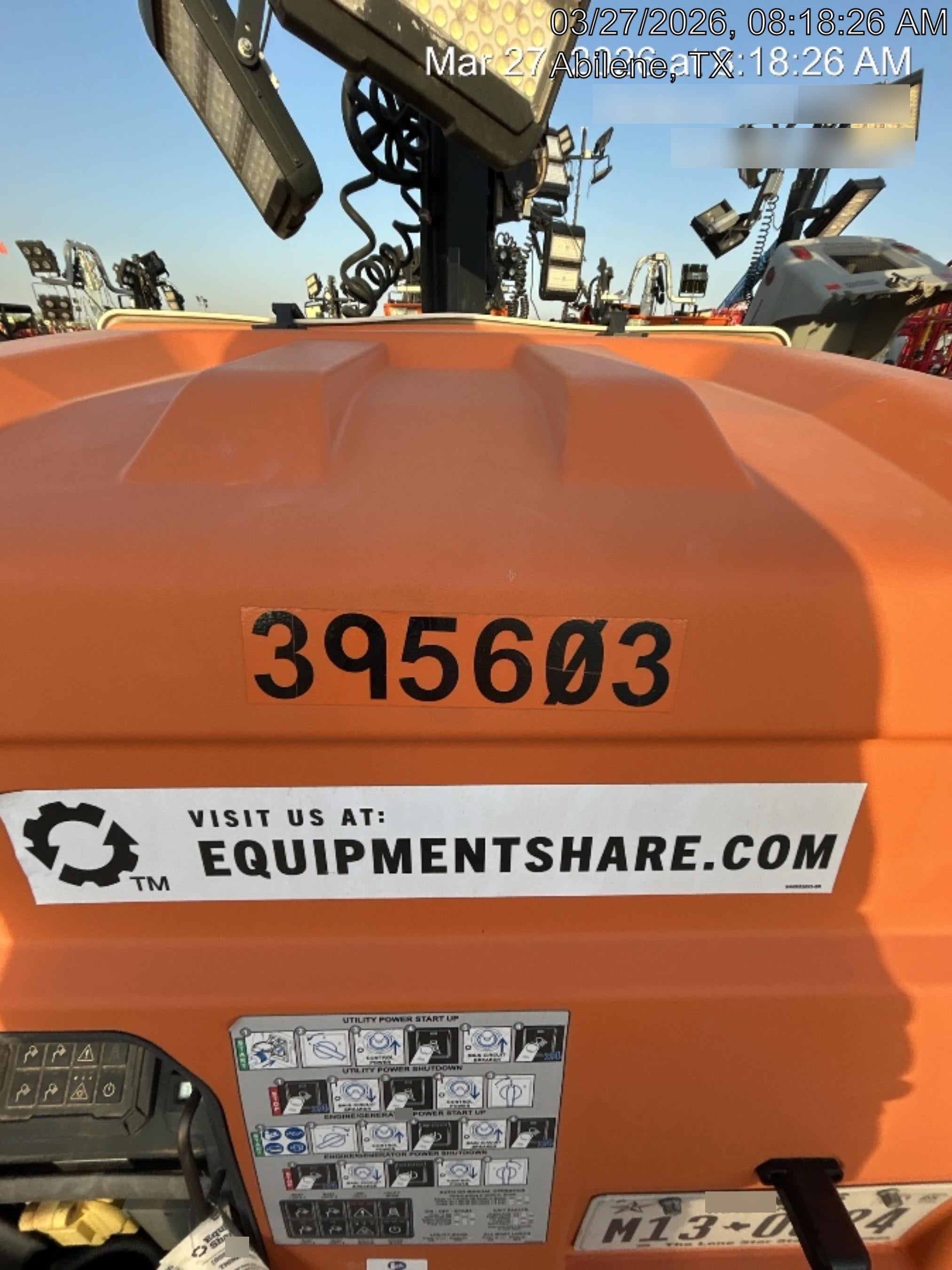 2024 Generac MLT2 Diesel, Flex Switch 120V Input, Powerzone Controller, 
(4) 320W LED Lights, 4kW Generator, 39.9 Gal Fuel Tank, 2" Ball, T3