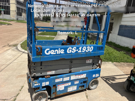 2017 Genie GS-1930 Genie GS-1930 Lift w/Fixed Rail and Chain Entry