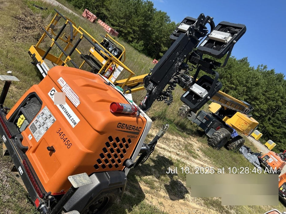2023 Generac MLT2 Diesel, Flex Switch 120V Input, Powerzone Controller, (4) 320W LED Lights, 4kW Generator, 39.9 Gal Fuel Tank, 2" Ball, T3