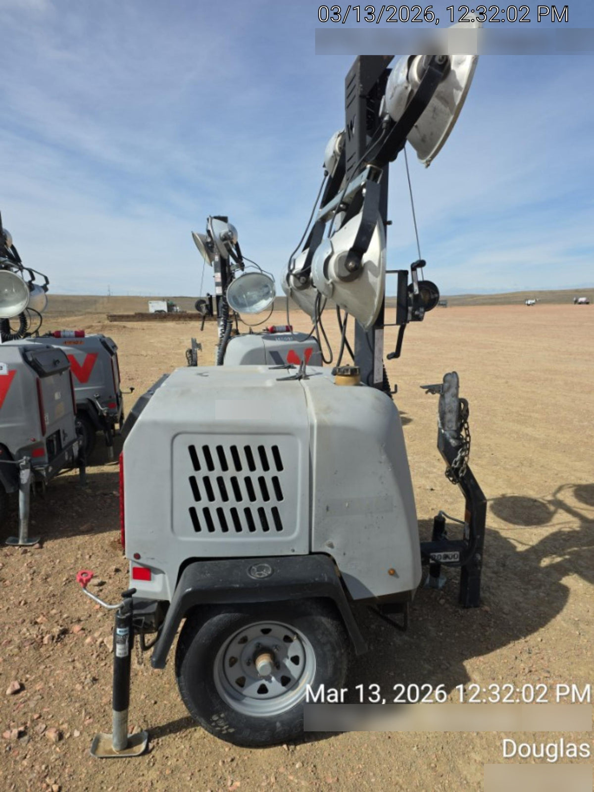 2018 Wacker Neuson LTV6L-MH Wacker Neuson LTV6L Mobile Light Tower w/Fuel Level Sensor Installed