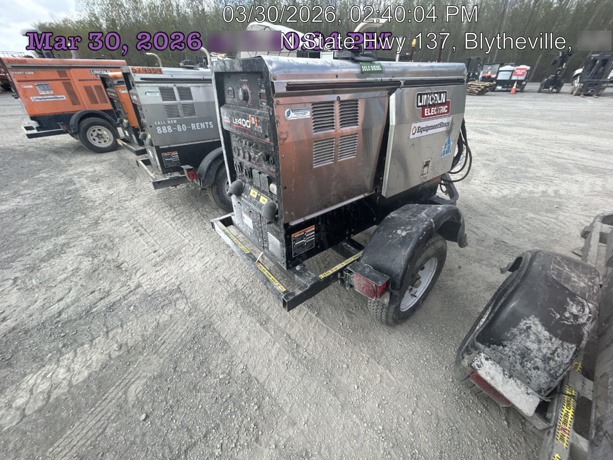 2024 Lincoln Electric LE400 Kubota V1505, Trlr, Cable Rack, Light Kit, ES Decals, T3
