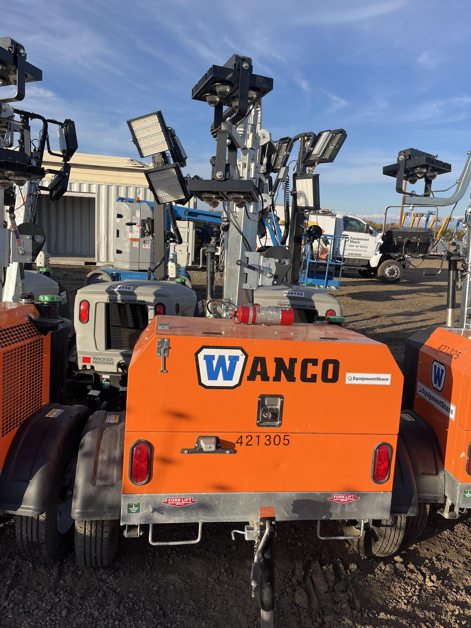 2024 Wanco WLTT-4MM4K Diesel, Deep Sea Controller, Shore Power Plug, Auto Start, (4) 350W LED Floodlights, 4kW Generator, 60 Gal Fuel Tank, 2" Ball, T3