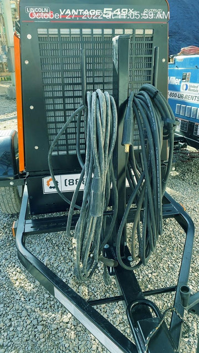 2021 Lincoln Electric Vantage 549X Ready Pak 3, ORANGE (includes trailer, cable rack, fender light kit)