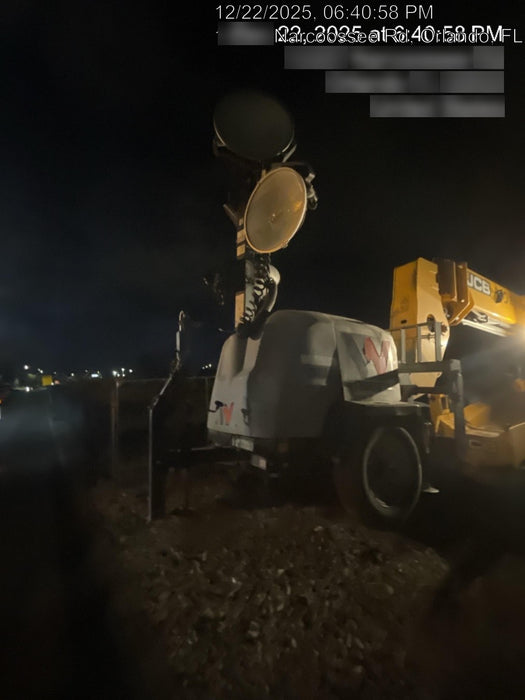 2019 Wacker Neuson LTV6L-MH Wacker Neuson LTV6L Mobile Light Tower w/Fuel Level Sensor Installed