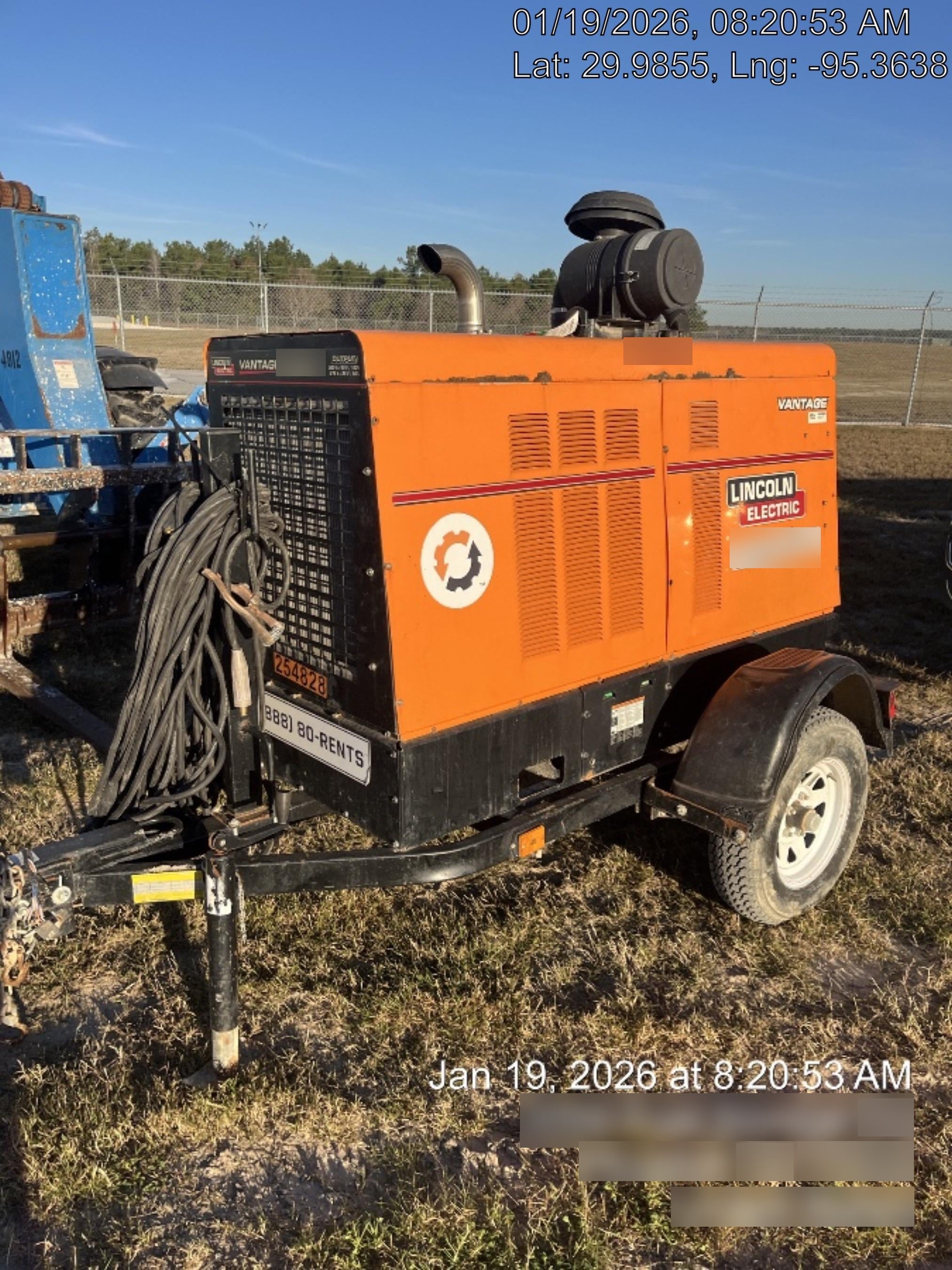 2022 Lincoln Electric Vantage 549X Crosslink Technology, Trailer Mounted, ES Decals, T3