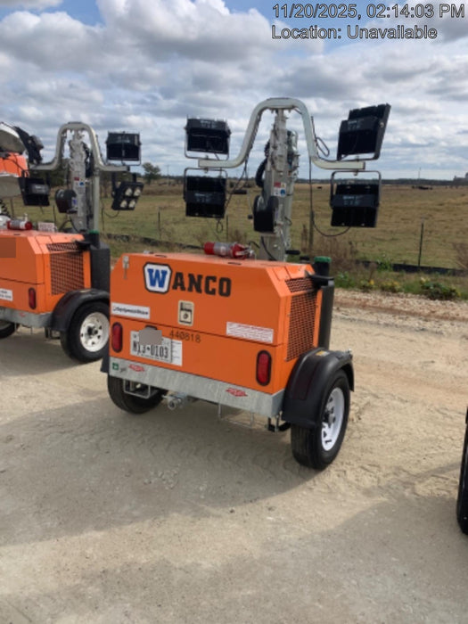 2024 Wanco WLTT-4MM4K Diesel, Deep Sea Controller, Shore Power Plug, Auto Start, (4) 350W LED Floodlights, 4kW Generator, 60 Gal Fuel Tank, 2" Ball, T3