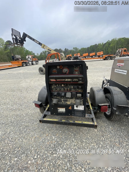 2018 Lincoln Electric Vantage 322 Lincoln Vantage 322 Welder Ready Pak 3 - Vantage 322, Trailer, Fender and light kit, Cable rack