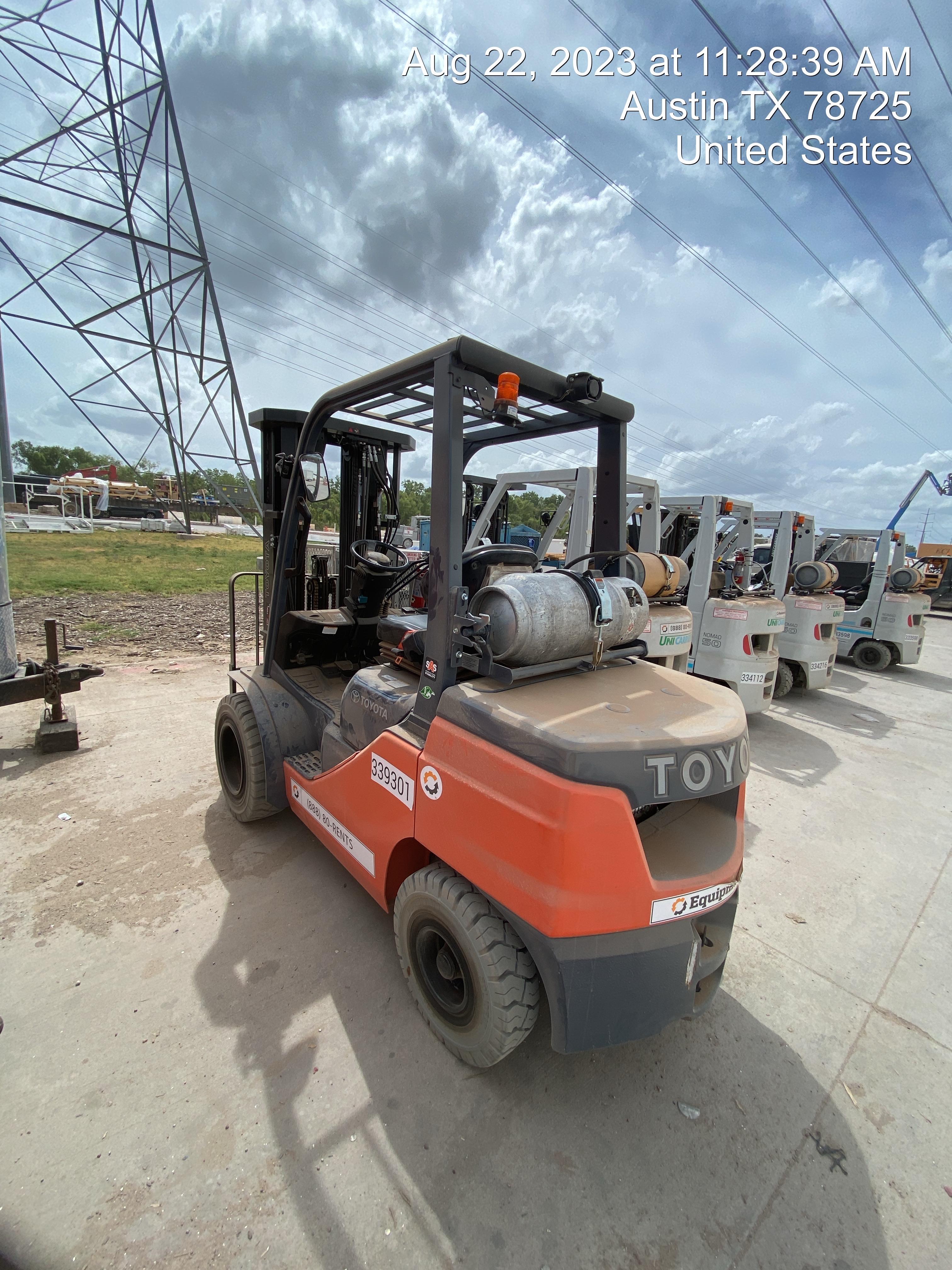 2023 TOYOTA 8FGU30 LP - Quad