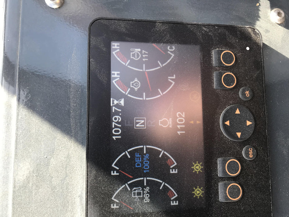 2018 Manitou MTA10055 Manitou MTA 10055 w/Cab/Heat/AC, Work Lights/Strobe, Aux Hyd, Solid Tires, Lift Hook, 66" Carriage, 60" Forks