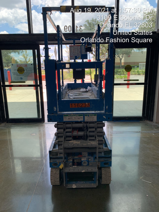 2020 Genie GS-1930 Solid Non Marking Tires, Beacon, Folding rails with half height swing gate